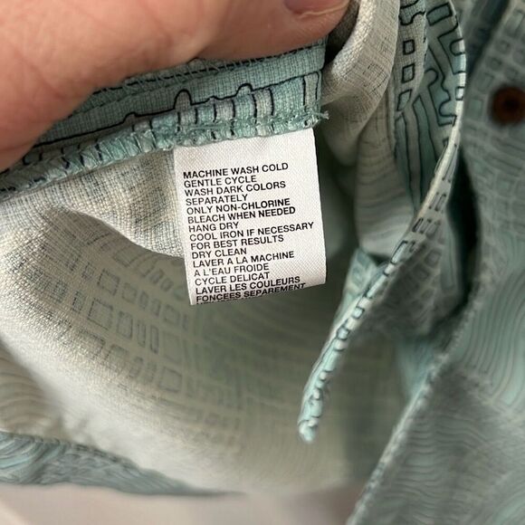 Tommy Bahama Men’s Short Sleeve Hawaiian Camp Shirt Teal Size Small 100% Silk - Picture 6 of 12